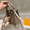 Louis Vuitton Onthego Mini Monogram Taupe Beige 7 Inches