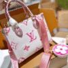 Louis Vuitton Onthego PM Summer Limited Edition Pink 9.8 Inches