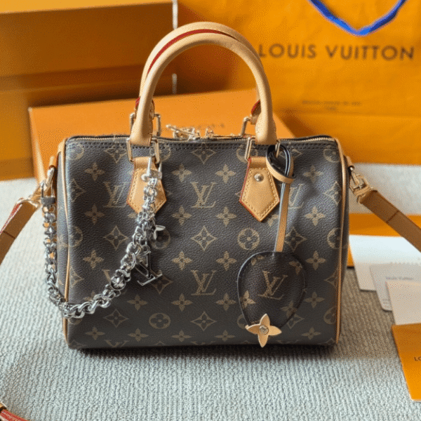 Louis Vuitton Speedy Bandouilière 35 Monogram Brown 13.8 Inches
