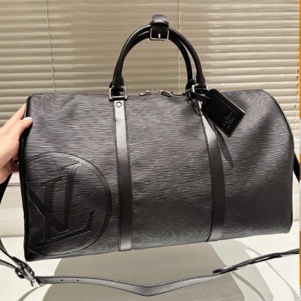 Louis Vuitton Keepall 50 Black 19.7 Inches