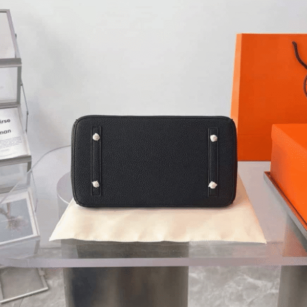 Hermes Birkin 35 Togo Leather Gold Hardware Black 13.8 Inches