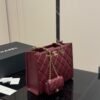 Chanel Small Shopping Bag Gold Tone Burgundy 12.2 Inches AS4940 B17067 NY570