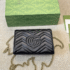 Gucci Gg Marmont Woc Chain Shoulder Bag Black 7.9 Inches