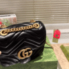 Gucci Gg Marmont Square Shoulder Bag Black 7.1 Inches
