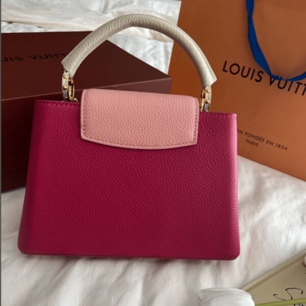 Louis Vuitton Capucines MM Bag Dark Pink 10.6 Inches M20845