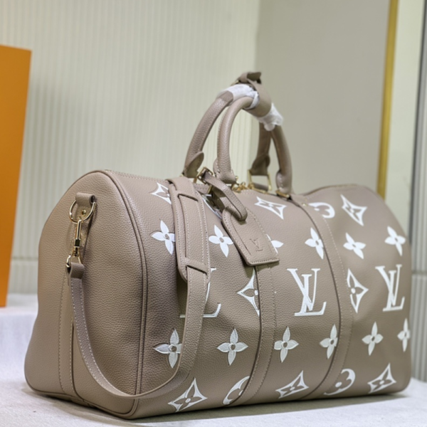 Louis Vuitton Keepall Bandoulière 45 Nude 17.7 Inches M46670