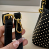 Louis Vuitton Capucines Mini With Studs Black 7.9 Inches