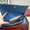 Gucci Paparazzo Medium Top Handle Bag Blue Denim 12.6 Inches