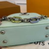 Louis Vuitton Capucines Mini With Chain Blue 7.9 Inches
