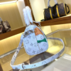 Louis Vuitton Keepall Bandoulière 25 White 9.8 Inches M45653