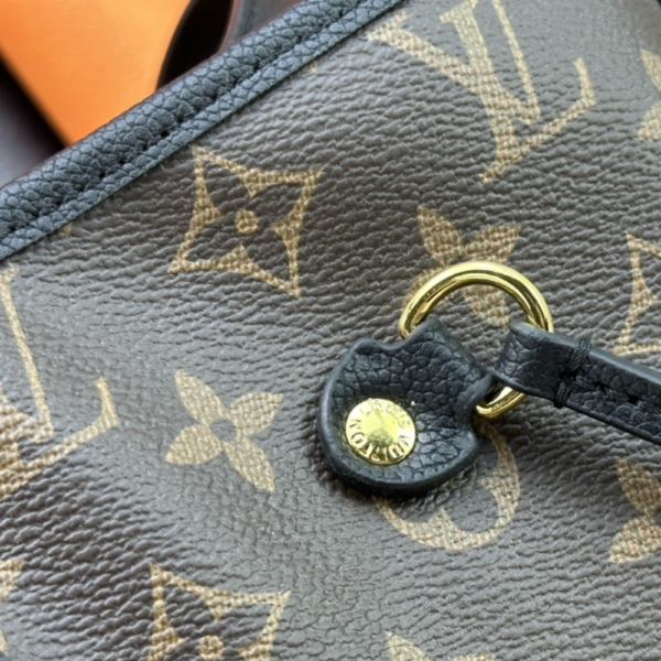 433.png Louis Vuitton Neverfull Inside Out MM Dark Brown 12.2 Inches M11946
