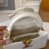 Louis Vuitton Capucines Mini White 8.7 Inches