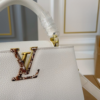 Louis Vuitton Capucines Mini White 8.7 Inches
