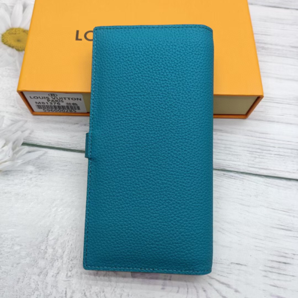 Louis Vuitton Vertical Wallet Colvert Blue 7.5 Inches M81499