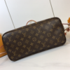 461.png Louis Vuitton Neverfull Monogram Shearling Trim MM Brown 12.2 Inches M56960