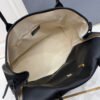 Chanel Large Tote Bag Grained And Gold Tone Metal Black 16.9 Inches AS6289 B24248 94305