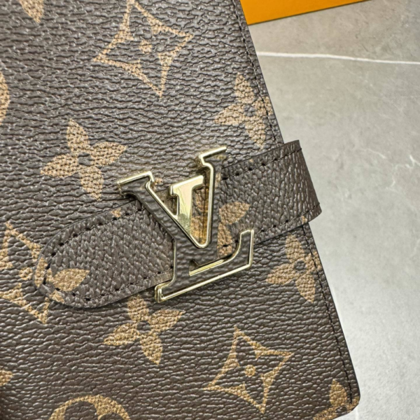 Louis Vuitton Vertical Compact Wallet Capucines Monogram Brown 3.5 Inches M82198