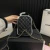 Chanel Mini Backpack Black 13Cm