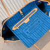 Louis Vuitton Neverfull Bandoulière Inside Out MM Blue 12.2 Inches M12779