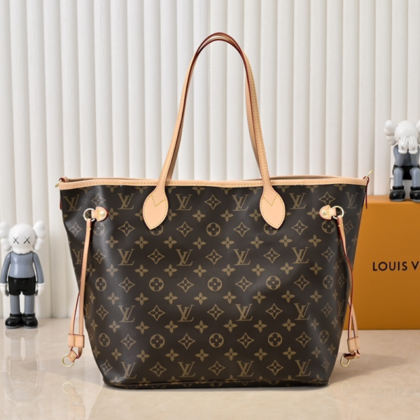Louis Vuitton Neverfull Bandoulière Inside Out MM Blue 12.2 Inches M12779