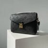 Louis Vuitton Monogram Canvas Pochette Métis Black 9.8 Inches M44875