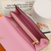 Louis Vuitton Sarah Wallet Damier Ebene Pink 7.5 Inches N40722