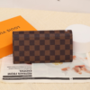 Louis Vuitton Sarah Wallet Damier Ebene Pink 7.5 Inches N40722