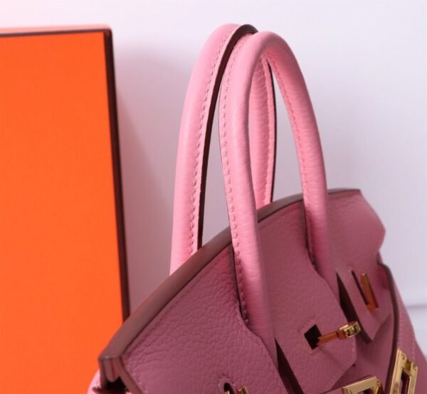 Hermes Birkin 30 Togo Leather Gold Hardware Light Pink 30Cm