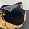 [Premium Quality] Chanel Shopping Bag Shiny And Gold Tone Metal Beige Black 14.2 Inches As5657 B20827 U1536