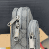 Gucci Ophidia Gg Mini Messenger Bag Grey 7 Inches