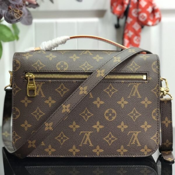 [Premium Quality] – Louis Vuitton Monogram Canvas Pochette Métis Brown 9.8 Inches M44875