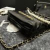 [Premium Quality] – Chanel 22 Mini Handbag Shiny Crystal Pearls Gold Tone Metal Black 7.8 Inches As3980 B10672 94305