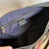 Gucci Borsetto Large Boston Bag Black Leather 15.2 Inches 866734 AAGIQ 1053