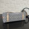 [Premium Quality] – Louis Vuitton Carryall MM Washed Gray Denim 15.3 Inches M13289