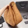 5-148 Saint Laurent Large Jamie 4.3 In Suede Brown 16.9 Inches 7424311U8P72102