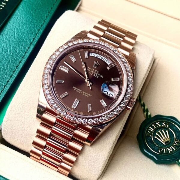 Rolex Day-Date 40 mm Chocolate Dial 228345RBR