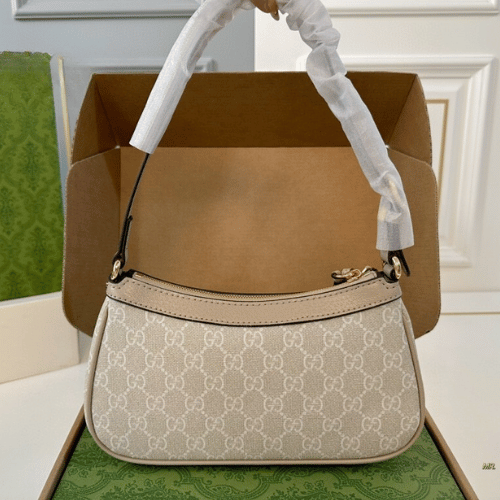 Gucci Ophidia Small Shoulder Bag White 9.8 Inches 735145 UULBG 9683