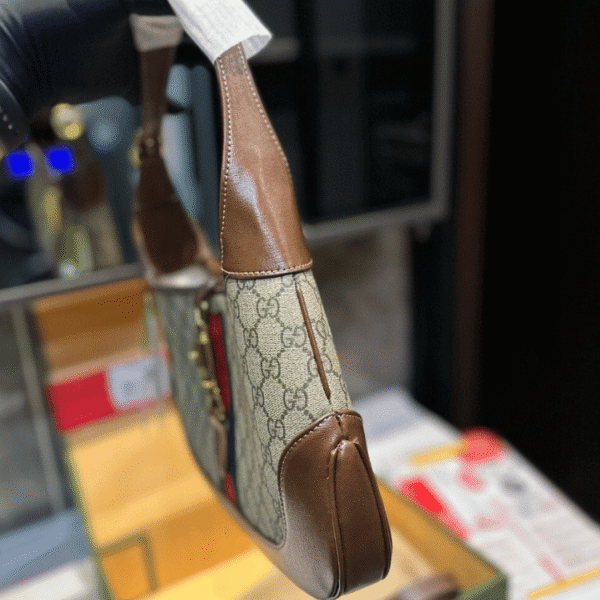 Gucci Jackie 1961 Large Shoulder Bag Beige 11.8 Inches