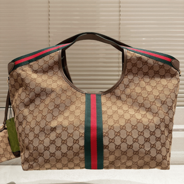 5-210 Gucci Giglio Large Tote Bag Gg Canvas 16.5 Inches 853971 FAFFP 2547