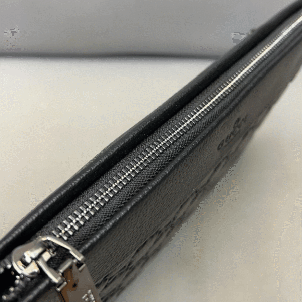 Gucci Microguccissima Clutch Black 10.6 Inches