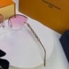 5-22-1.jpg Louis Vuitton LV Jewel Round Cat Eye Sunglasses Pink Gold Z2682U
