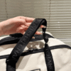 Chanel Duffle Bag White 19.3 Inches