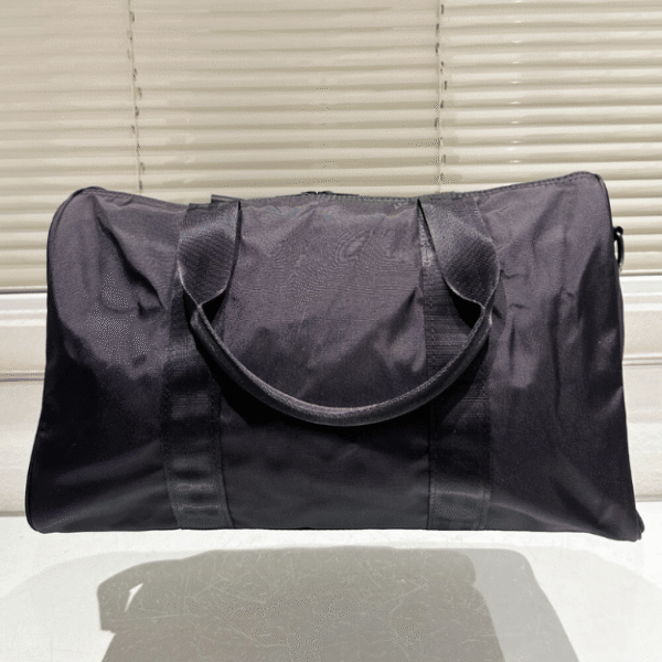 Chanel Nylon Duffle Bag Black 21.7 Inches