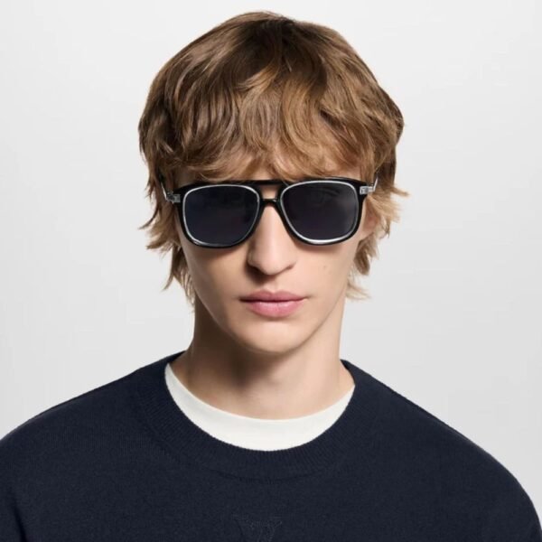 Louis Vuitton Legacy Pilot Sunglasses Black For Men – Z2595U