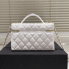 Chanel Vanity With Chain White 7.9 Inches