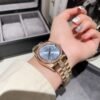 Rolex Datejust Diamond In Rose Gold With Blue Dial 31Mm