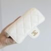 Chanel Classic Card Holder Wallet White 4.2 Inches AP0214 B10583 10601
