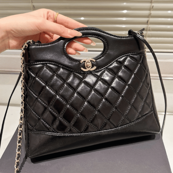 Chanel 31 Shopping Bag Black 13.8 Inches