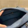 Chanel Bowling Denim Multi-Pocket Blue Denim 11.8 Inches
