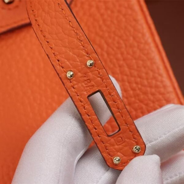 Hermes Birkin 35 Togo Leather Gold Hardware Orange 35Cm